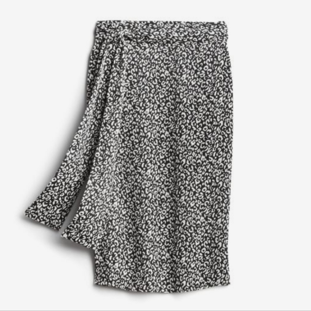 Stitch Fix French Grey Davina Wrap Midi Skirt XS